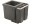 Müllex Abfallsystem X-LINE System X55 M5 Basic, Fassungsvermögen: 44.8 l, Anzahl Behälter: 2, Material: Kunststoff, Form: Quadratisch, Detailfarbe: Anthrazit, Elfenbein