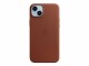 Apple iPhone 14 Plus Leather Case with MagSafe - Umber