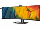 Philips /45" VA Curved Monitor, 5120x1440, 75Hz, 4ms