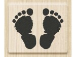 Heyda Stempel Footsteps 1 Stück, Motiv: Baby, Detailfarbe