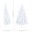 Bild 11 vidaXL Künstlicher Halb-Weihnachtsbaum Beleuchtung Kugeln Weiß 150 cm