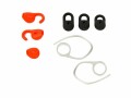 Jabra Earpads zu Stealth UC Kit, Detailfarbe: Rot, Schwarz, Weiss