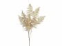 Botanic-Haus Kunstblume Farnzweig Glimmer 3-er Set, 84 cm, Gold