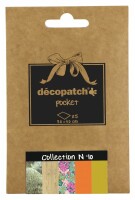 DECOPATCH Papier Pocket Nr. 10 DP010O 5 Blatt