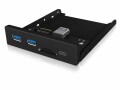 RaidSonic ICY BOX Front Panel IB-HUB1417-i3 USB 3.0 Type-C/Type-A