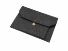 4smarts Notebook-Sleeve Felty+ FoldStand ErgoFix 13 " Dunkelgrau