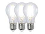 Schönenberger Lampe A60 S-Light Filament, 3x7W, E27, Neutralweiss, 3
