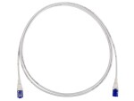 R&M Patchkabel Thin-Line Cat 6, U/UTP, 7.5 m, Grau