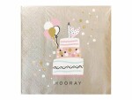 Chic Mic Papierservietten Hooray 33 cm x 33 cm, 20