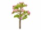 HobbyFun Mini-Figur Baum blühend 5.5 cm, Detailfarbe: Grün, Braun