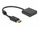 Bild 1 DeLock Adapter 4K Aktiv DisplayPort - HDMI, Kabeltyp: Adapter