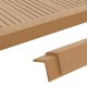 vidaXL , Farbe: Teak, Material: Holz-Kunststoff-Verbundwerkstoff