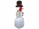 FTM LED-Figur Schneemann, 69 x 180 cm, Weiss, Betriebsart