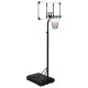 vidaXL Basketballständer Transparent 235-305 cm Polycarbonat