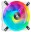 Bild 1 Corsair PC-Lüfter iCUE QL120 RGB Weiss, Beleuchtung: Ja