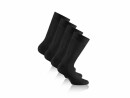 Rohner Socks Bambussocken Schwarz 2er-Pack, Grundfarbe: Schwarz