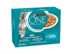 Purina ONE Nassfutter ADULT in Sauce Hochseefisch/Bohnen, 12 x 85g