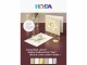 Heyda Designkarton Sterne A4, 220 g/m², 12 Blatt, Detailfarbe