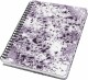 JOLIE     Spiral-Notizbuch            A5 - JN606     Violet Marble, dots, 120 S.