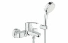 GROHE Eurostyle Cosmopolitan Wannenbatt, Handbrause, chrom