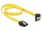 Bild 1 DeLock SATA3-Kabel gelb, unten gewinkelt, 30 cm, Datenanschluss
