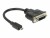 Image 2 DeLock Monitoradapter Micro-D-HDMI Stecker zu DVI-Buchse