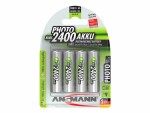 Ansmann Akku 4x AA 2400 mAh für Digitalkameras, Blitzgeräte