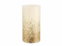 Pauleen LED-Kerzen Set Golden Glitter, Ø 7.6 cm, Gold/Weiss