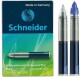 SCHNEIDER Tintenpatrone Breeze     0,3mm - 185203    blau, löschbar         5 Stück