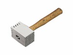 Paderno Fleischhammer 0.6 kg Braun/Silber, Detailfarbe: Silber