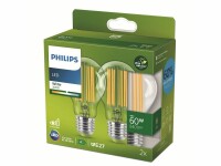 Philips Lampe Ultra Efficient LED E27 3000K 2St. Warmweiss