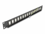 DeLock Patchpanel Keystone 16 Port 1 HE 19" Rack