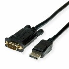 Roline DisplayPort - VGA Verbindungskabel - 3 m - 2K - Schwarz