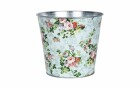 Esschert Design Blumentopf Rosendruck Mehrfarbig, Durchmesser: 15.9 cm