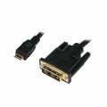 LOGILINK Mini HDMI Kabel, Mini HDMI - DVI-D, 2,0 m, schwarz