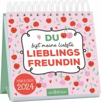 ARS EDITION Kalender Lieblingsfreundin 13020 1M/S, 115x115mm, DE 2024