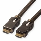 Roline HDMI Verbindungskabel - 5 m - Highspeed - 4K - 3D - HDR - Schwarz