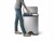 Bild 4 Simplehuman Recyclingbehälter CW1830 46 Liter, Silber, Material