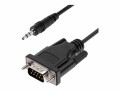 STARTECH 3FT DB9 TO 3.5MM SERIAL CABLE RS232 MALE TO
