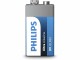 Philips Batterie Batterie Alkaline 9 V 1 Stück, Batterietyp