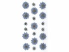 Artoz Motivsticker Blume 1 Blatt, Blau, Motiv: Blume