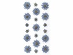 Artoz Motivsticker Blume 1 Blatt, Blau