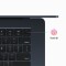 Bild 7 Apple MacBook Air 15" Mitternacht, M2 Chip 8-Core CPU und 10-Core GPU, 8 GB RAM, 256 GB (MQKW3)