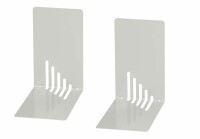 MAUL      MAUL Buchstütze schmal 35010 82 grau 2 Stück 
