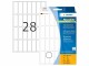 HERMA Universal-Etiketten 13 x 40 mm, 32 Blatt, Klebehaftung