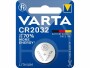 Varta Knopfzelle CR2032 1 Stück, Batterietyp: Knopfzelle