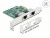 Bild 0 DeLock Netzwerkkarte 2x RJ45 2.5 Gbps PCI-Express x1