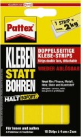 PATTEX Montage Klebe-Strips PXMS1 Blister 10 Stück, Kein