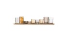 Bloomingville Windlicht Votive 10er Set, Braun, Detailfarbe: Braun