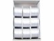 GOLDINA Textilband 3 mm x 10 m, Weiss, 1